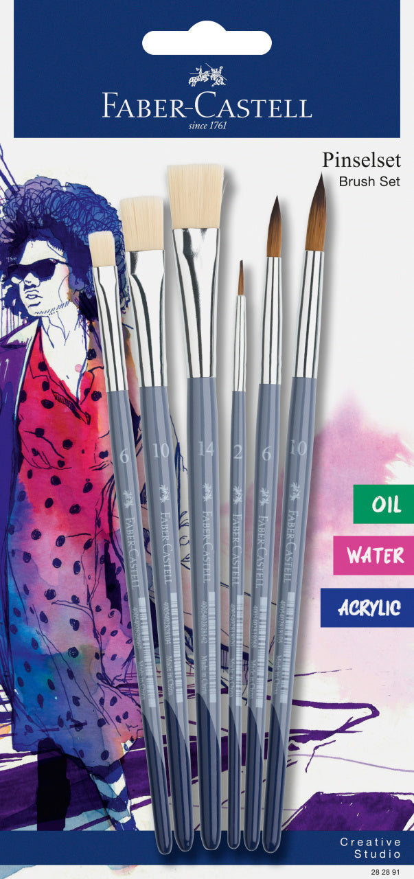 SET 6 PENSULE (3 ROT+3 TES) CREATIVE STUDIO FABER-CASTELL SET 6 PENSULE (3 ROT+3 TES) CREATIVE STUDIO FABER-CASTELL